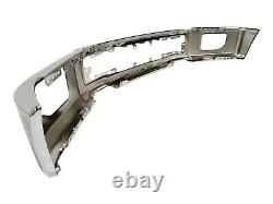NEW Chrome Steel Bumper Face Bar for 2015 2016 2017 Ford F150 Truck With Fog 15-17