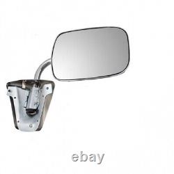 NEW Stainless Steel Side View Mirror Set / For 73-87 Chevy C/K Pickup Truck Pair