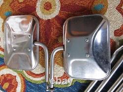 NOS 995487 CHEVY GMC TRUCK Tow Camper OUTSIDE MIRROR SET 1967 1968 1969 1970