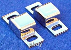 NOS PAIR 1930's DODGE TRUCK DPCD HOOD HINGE PIVOTS STAINLESS STEEL CHROME SHINE NOS PAIR 1930's DODGE TRUCK DPCD HOOD HINGE PIVOTS STAINLESS STEEL CHROME SHINE