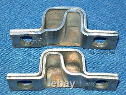 NOS PAIR 1930's DODGE TRUCK DPCD HOOD HINGE PIVOTS STAINLESS STEEL CHROME SHINE NOS PAIR 1930's DODGE TRUCK DPCD HOOD HINGE PIVOTS STAINLESS STEEL CHROME SHINE