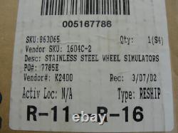 New 1979 Gmc C3500 Truck Duel Wheel Stainless Steel Wheel Stimulators Hubcaps