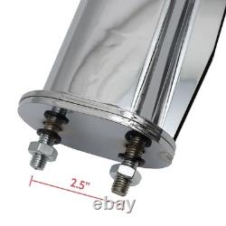 New 27 Inch Stainless Steel Spring Loaded Angled Mud Flap Bracket For Semi Truck