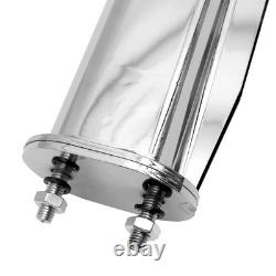 New 27 Inch Stainless Steel Spring Loaded Angled Mud Flap Bracket For Semi Truck