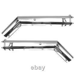 New 27 Inch Stainless Steel Spring Loaded Angled Mud Flap Bracket For Semi Truck