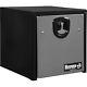 New Buyers 18x18x18 Inch Black Steel Truck Box With Stainless Steel Door 1702965