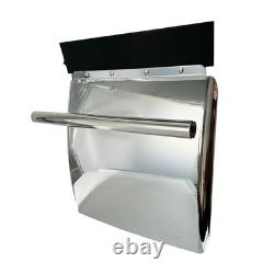 New Pair Stainless Steel Quarter Fender 24x 27 for most Semi Truck Freig