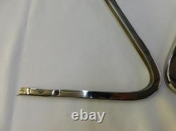 New Repro. 1953 1954 1955 Ford Truck Stainless Steel Wing Vent Frames F100 F350 New Repro. 1953 1954 1955 Ford Truck Stainless Steel Wing Vent Frames F100 F350