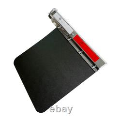 New Semi Truck Trailer Mud Flap24x30& 2.5Stainless Steel Straight Loaded Hanger