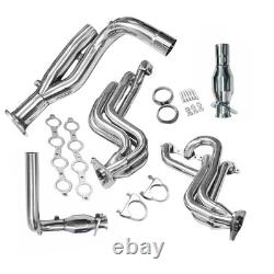 New Stainless Steel Headers Pipe Gasket For Chevy GMT800 V8 Engine Truck USA1Lg2