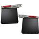 New Stainless Steel Mud Flap Hangers & Semi Truck Trailer Duty Mud Flap 24 X24