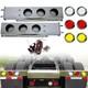 New Stainless Steel Spring-loaded Mud Flap Hanger Led Light Bar For Semi Truck
