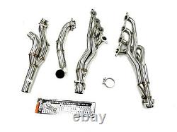 OBX Long Tube Header Fits For 2014 thru 2021 GM Chevy 5.3L Trucks 1-3/4 x 3.0