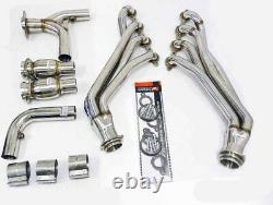 OBX Long Tube Headers For 2004 To 2005 Chevy Truck SUV SSR LS1 LS2 5.3L 6.0L