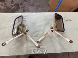 OEM Ford Truck 1967-79 West Coast Tow Patina Stainless Steel Swing Mirrors