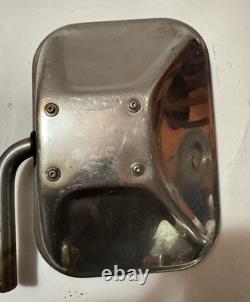 OEM Ford Truck 1967-79 West Coast Tow Patina Stainless Steel Swing Mirrors