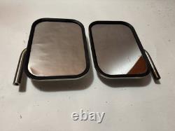 OEM Ford Truck 1967-79 West Coast Tow Patina Stainless Steel Swing Mirrors