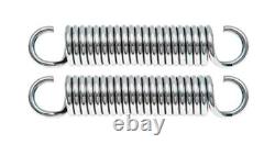 OER Polished Stainless Steel Hood Hinge Spring Set 1955-1957 Chevy & GMC Truck