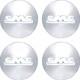 Oer Reproduction Stainless Steel Hub Cap Set 1947-1953 Gmc Pickup Truck 1/2 Ton
