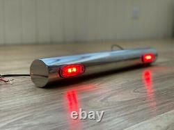 ONE PAIR UNIVERSAL STAINLESS STEEL LIGHT BAR 50 cm FOR LORRY TRUCK TRAILER VAN W