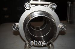 POK Stainless Steel 4 3-piece Fire Truck Ball Valve M/M (Male / Male) NPT