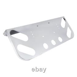 PRINIC Tail Light Panel Stainless Steel for Semi Truck with Four Light Ovals