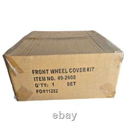 Pacific Dualies Front Wheel Cover Kit 49-2608 Stainless Steel 2pc Set RV Truck