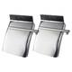 Pair 24'' X 29'' Stainless Steel Quarter Fender For Semi Truck Freightliner Vnl