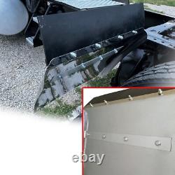 Pair 24'' x 29'' Stainless Steel Quarter Fender for Semi Truck Freightliner VNL Pair 24'' x 29'' Stainless Steel Quarter Fender for Semi Truck Freightliner VNL