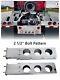 Pair 30'' Stainless Steel Spring Loaded Mud Flap Hanger For Semi Truck 2.5 Bolt