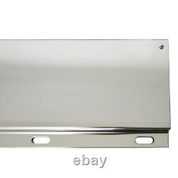 Pair 30'' Stainless Steel Spring Loaded Mud Flap Hanger for Semi Truck 2.5 Bolt