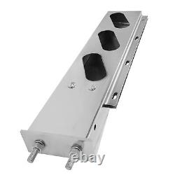 Pair Mud Flap Hanger Rear Bar With6 Oval Light Cutouts Spring Loaded Semi Truck US