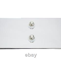 Pair Mud Flap Hanger Rear Bar With6 Oval Light Cutouts Spring Loaded Semi Truck US
