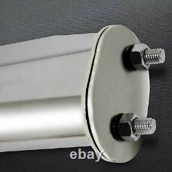 Pair Of Stainless Steel 2 1/2 Bolt Pattern 45 Degree Mud Flap Hanger Truck Pipe