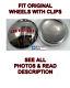 Pair Stainless Hubcaps For 1947-1953 Chevrolet 1/2 Ton Truck