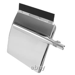 Pair Stainless Steel 24x 27 Quarter Fender & Mount Post for Semi Truck Trailer