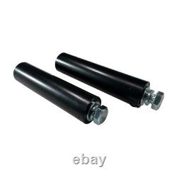 Pair Stainless Steel 24x 27 Quarter Fender & Mount Post for Semi Truck Trailer