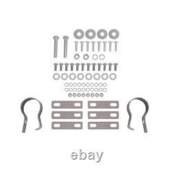 Pair Stainless Steel 30x24 Quarter Fender WithFlush Mount Bracket For Semi Truck Pair Stainless Steel 30x24 Quarter Fender WithFlush Mount Bracket For Semi Truck