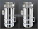 Pair Stainless Steel Air Cleaner Vortox Peterbilt Truck