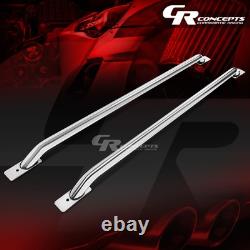 Pair Stainless Steel Truck Side Bar Rail For 99-07 Silverado/sierra 6.5ft Bed