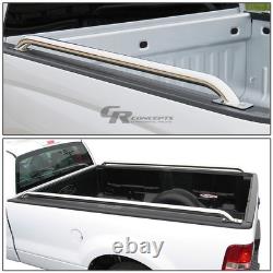 Pair Stainless Steel Truck Side Bar Rail For 99-07 Silverado/sierra 6.5ft Bed