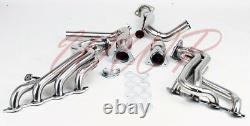 Performance Stainless Steel Long Tube Exhaust Headers Y Pipe Chevy/GMC Truck V8