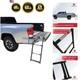 Pickup Truck Tailgate Ladder Universal Fit, Stainless Steel Self Drilling H