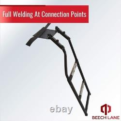 Pickup Truck Tailgate Ladder Universal Fit, Stainless Steel Self Drilling H