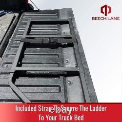 Pickup Truck Tailgate Ladder Universal Fit, Stainless Steel Self Drilling H