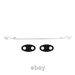 Polished Stainless Steel Dropped Headlight Bar with Pads 1928-1929 Ford Car/Truck
