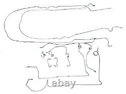 Prebent Stainless Steel Brake Line Kit 1989-1995 Toyota Truck, Ext Cab 2WD