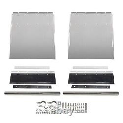 Quarter Fender 24 x 27 Stainless Steel For Semi Truck Freightliner Volvo VNL