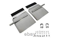 Quarter Fender Set 24 x 24 Stainless Steel Semi Truck Peterbilt 579 386
