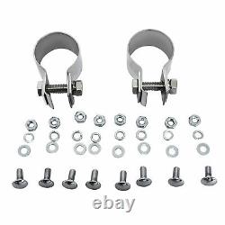 Quarter Fender Set 24 x 24 Stainless Steel Semi Truck Peterbilt 579 386